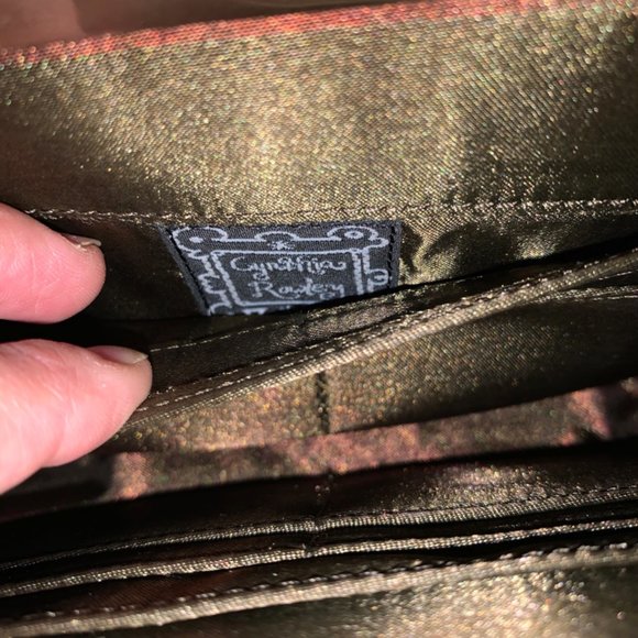 Cynthia Rowley alligator wallet/clutch - Picture 2 of 4